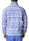 Columbia Back Bowl Fleece, Purple & Turquoise Multi