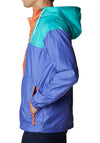 Columbia Flash Challenger Anorak, Purple, Turquoise & Navy