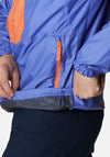 Columbia Flash Challenger Anorak, Purple, Turquoise & Navy