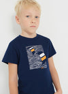 Mayoral Boys 2-Piece Sea T-Shirt Set, White and Navy