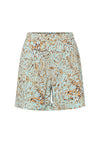 Ichi Kassy Sketch Print Shorts, Eggshell Blue