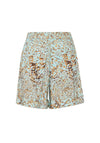 Ichi Kassy Sketch Print Shorts, Eggshell Blue