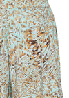 Ichi Kassy Sketch Print Shorts, Eggshell Blue
