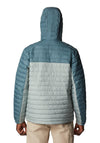 Columbia Silver Falls Hooded Padded Jacket, Niagra & Metal