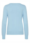 Fransa Basic Button Cardigan, Blue