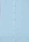 Fransa Basic Button Cardigan, Blue