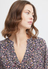 Fransa Ditsy Floral Blouse, Purple Haze Multi