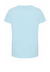 Fransa Suni Leopard Graphic T-Shirt, Blue