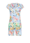 Ringella Shorts and Top Floral Pyjama Set, Blue