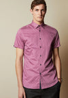 Ted Baker Weare Floral Print Short Sleeve Shirt, Lilac