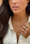 24Kae Chain Link Necklace, Gold