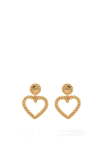 24Kae Love Heart Earrings, Gold
