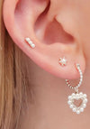 24Kae Pearl Stud Earrings, Silver