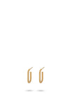 24Kae Twisted Rope Hoop Earrings, Gold