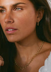 24Kae Twisted Rope Hoop Earrings, Gold
