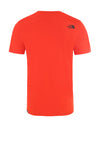 The North Face Mens Easy T-Shirt, Fiery Red