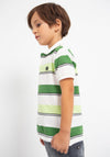 Mayoral Boys Striped Polo Shirt, Croma