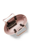 MICHAEL Michael Kors Eva Large Logo Tote Bag, Brown & Soft Pink