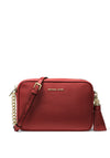 MICHAEL Michael Kors Camera Bag Leather Crossbody Bag, Brandy