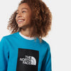 The North Face Kids Box Logo Crew Jumper, Blue