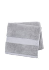 Peacock Blue Hotel Savoy Towels, Silver