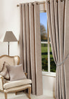 Scatterbox Greek Key Fully Lined Ready-Made curtains, 66 X 90in, Mink
