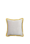 ScatterBox Milana Velour Cushion, Yellow