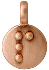 Pilgrim P Initial Charm, Rose Gold