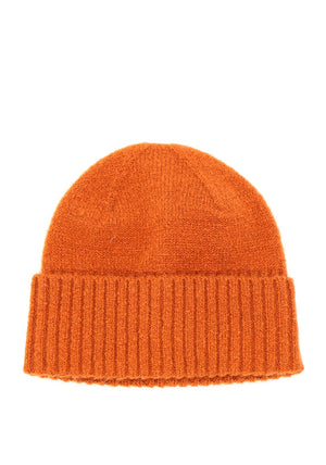 POM Knitted Beanie, Cinnamon