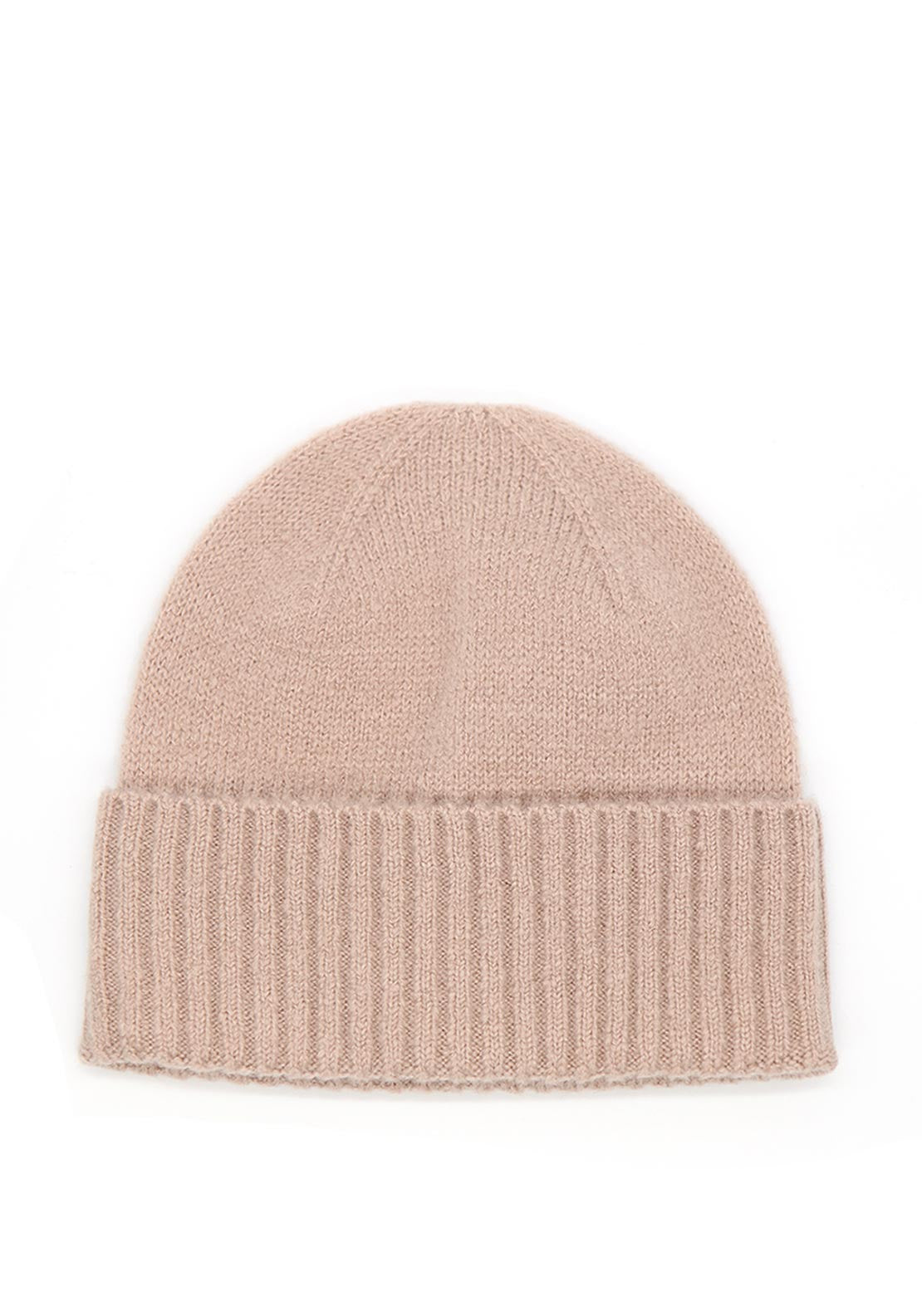 POM Knitted Beanie, Taupe