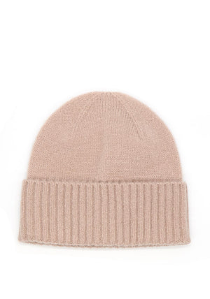 POM Knitted Beanie, Taupe