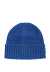 POM Knitted Beanie, Royal Blue