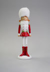 Verano Girl Soldier with White Hat and Red Trim, 30cm