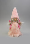 Verano Medium Happy Faux Angel Ornament, Pink