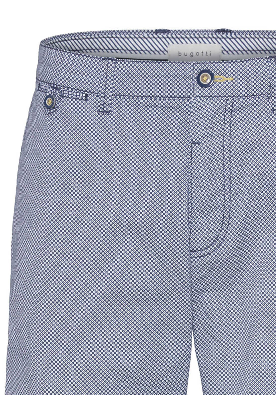 Bugatti Mens Bermuda Shorts, Blue Muti