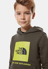 The North Face Kids Box Logo Hoodie, Green