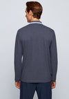 Hugo Boss Plisy Long Sleeved Polo Shirt, Dark Grey