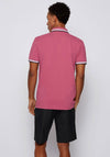 Hugo Boss Cotton Pique Polo Shirt, Pink