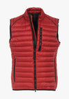 Casa Moda Quilted Gilet, Burnt Red