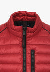 Casa Moda Quilted Gilet, Burnt Red