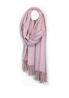 POM Scarf with Fringe, Mauve