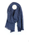 POM Boucle Scarf, Blue