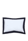 Paoletti Harvard Single Pillowcase, Navy & White
