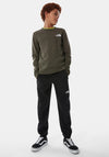 The North Face Boys Slacker Crew Jumper, Green