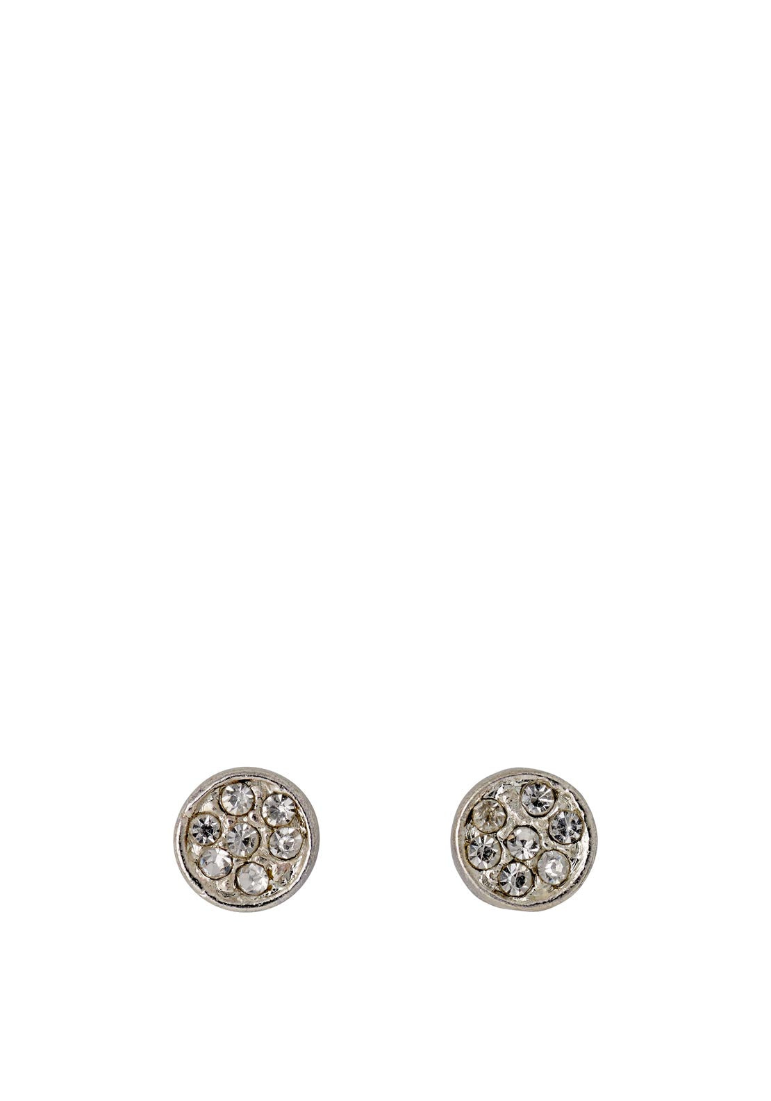Pilgrim Emma Crystal Earrings, Silver