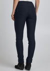 Fransa Multi Button High Waist Skinny Jeans, Navy