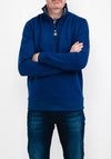 6th Sense Yeats Quarter Zip Sweatshirt, Blue Depths