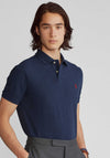 Ralph Lauren Mens Classic Slim Polo Shirt, Blue Heather