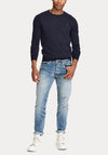 Ralph Lauren Slim Fit Crew Neck Jumper, Navy