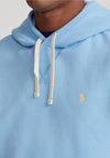 Ralph Lauren RL Fleece Hoodie, Blue Lagoon
